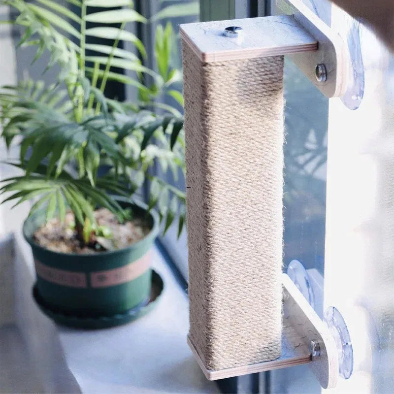 Wall-mounted cat tree - Window - VueMiaou