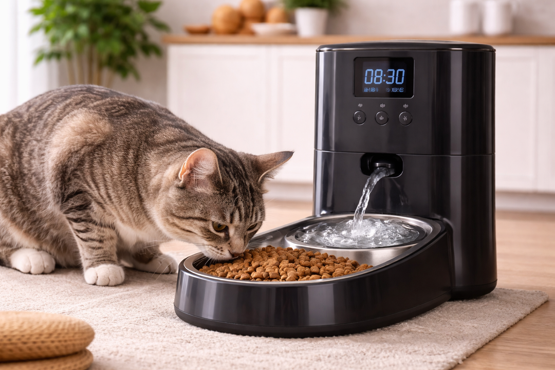 Meilleur distributeur de croquettes pour chat