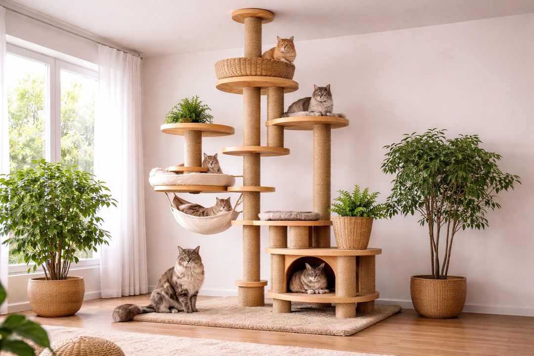 Arbre à chat XXL pour maine coon