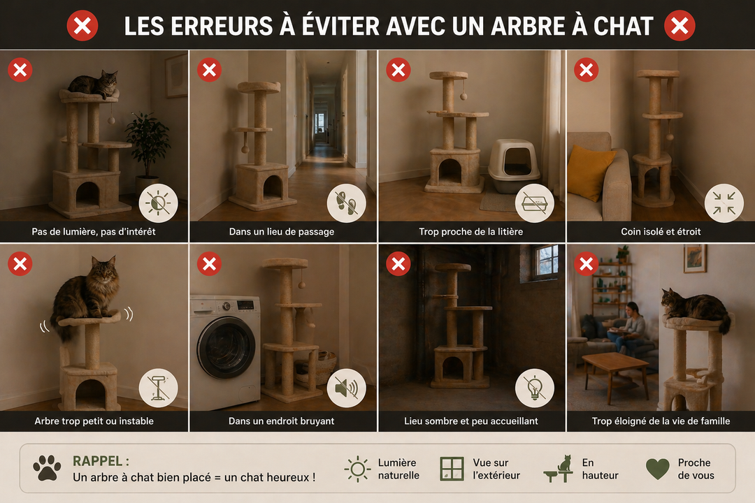 Les erreurs à éviter lors de l’achat d’un arbre à chat