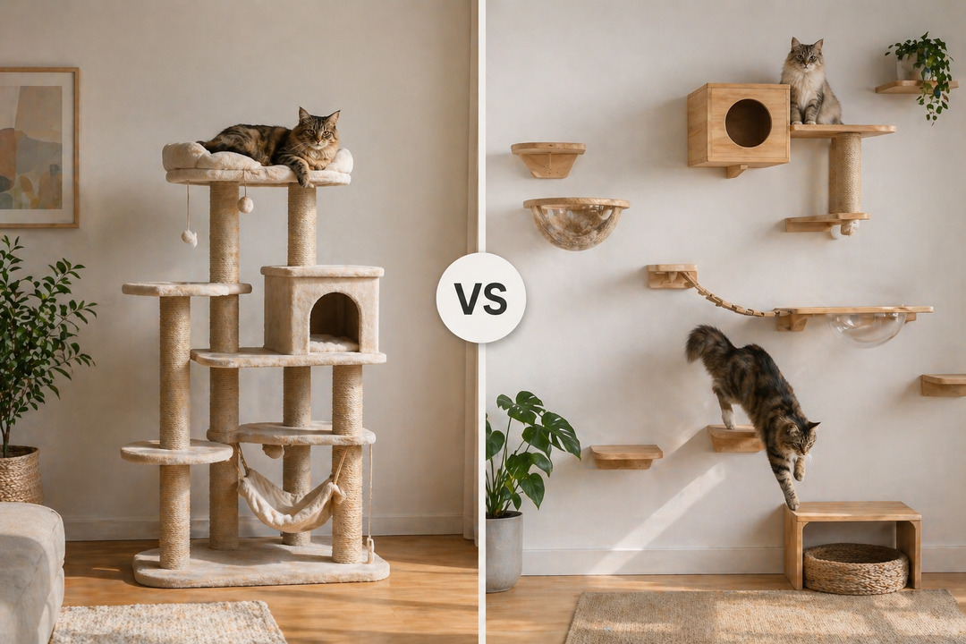 Arbre à chat mural ou classique : lequel choisir pour un petit espace ?