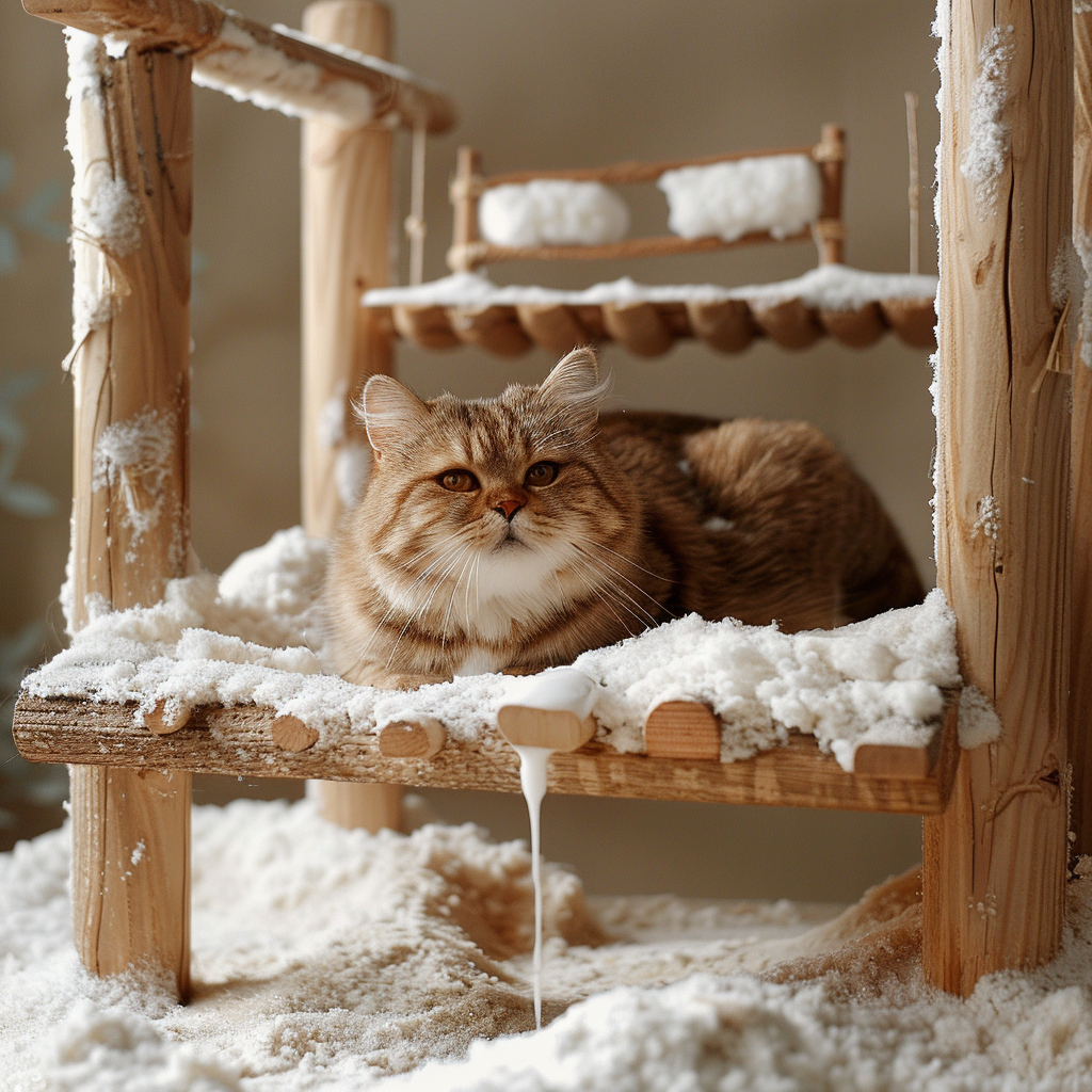 Comment nettoyer un arbre à chat ?