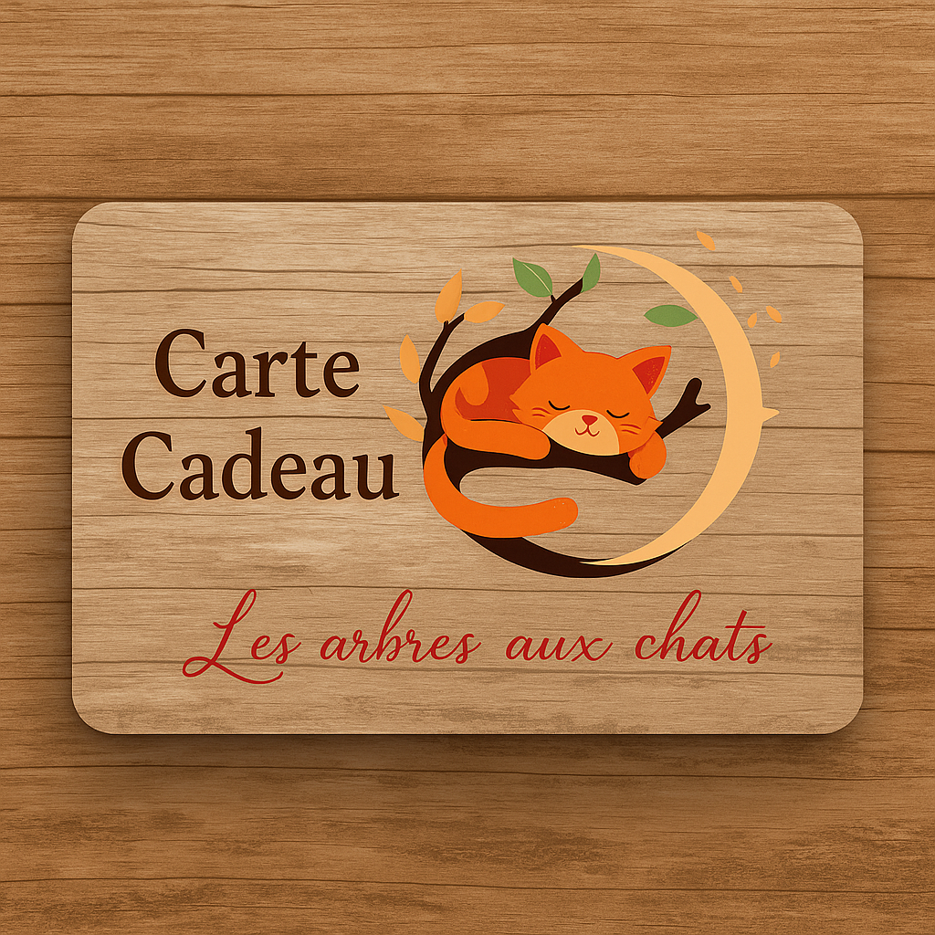 Carte cadeau 🎁 - Les arbres aux chats