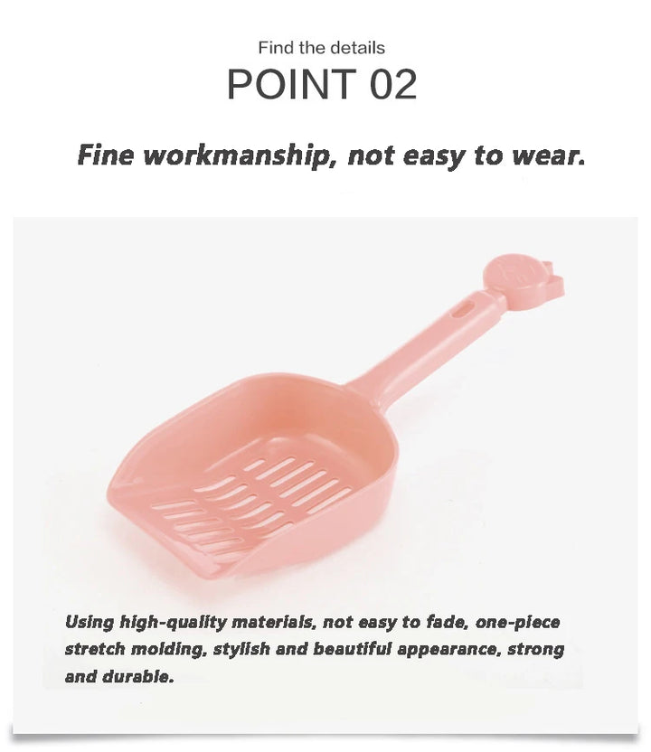 Pelle à litière plastique légère et pratique – Modèle "EasyScoop"