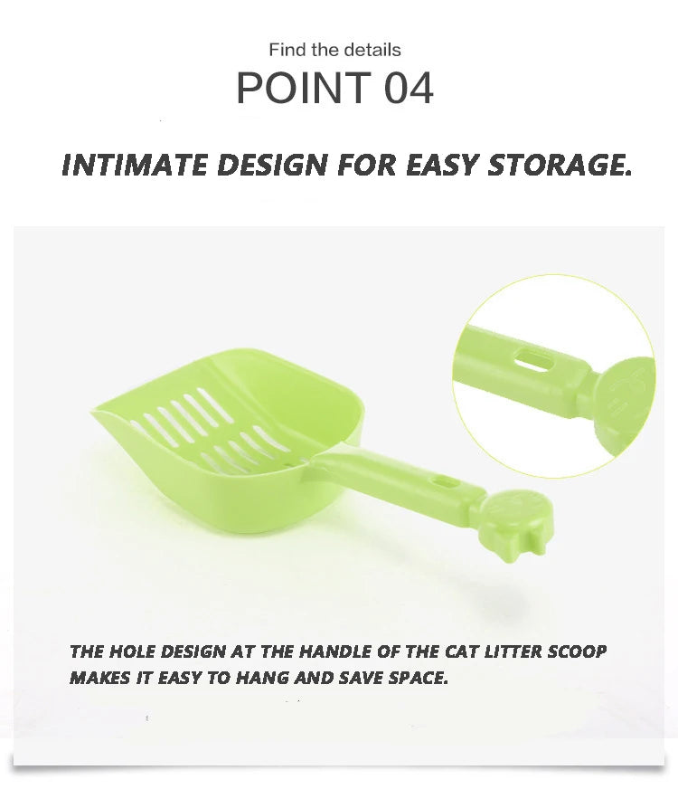 Pelle à litière plastique légère et pratique – Modèle "EasyScoop"