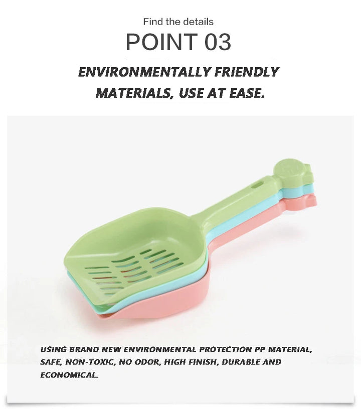 Pelle à litière plastique légère et pratique – Modèle "EasyScoop"