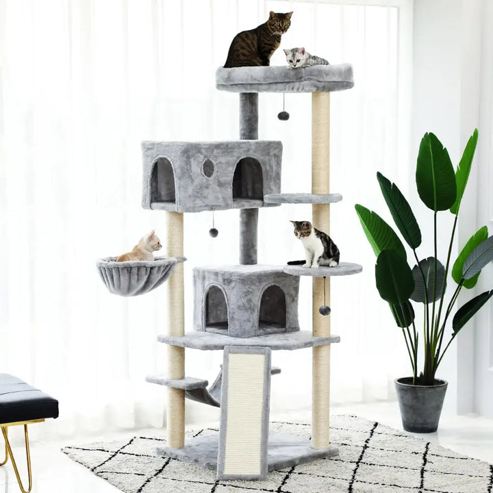 Cat tree with perches and condos - Model: "Griff'Oasis"