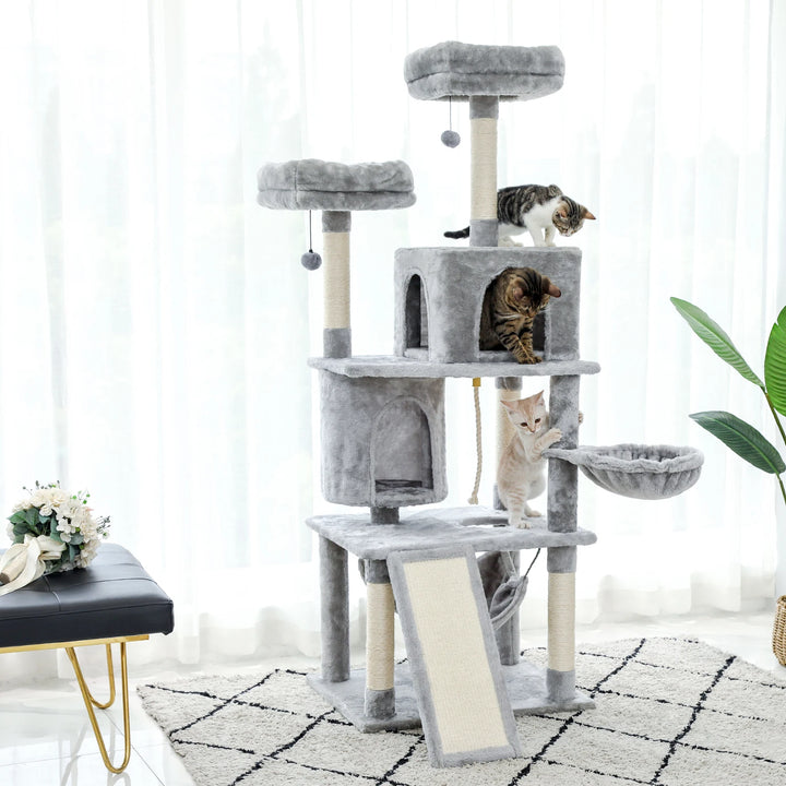 Cat tree with perches and condos - Model: "Griff'Oasis"