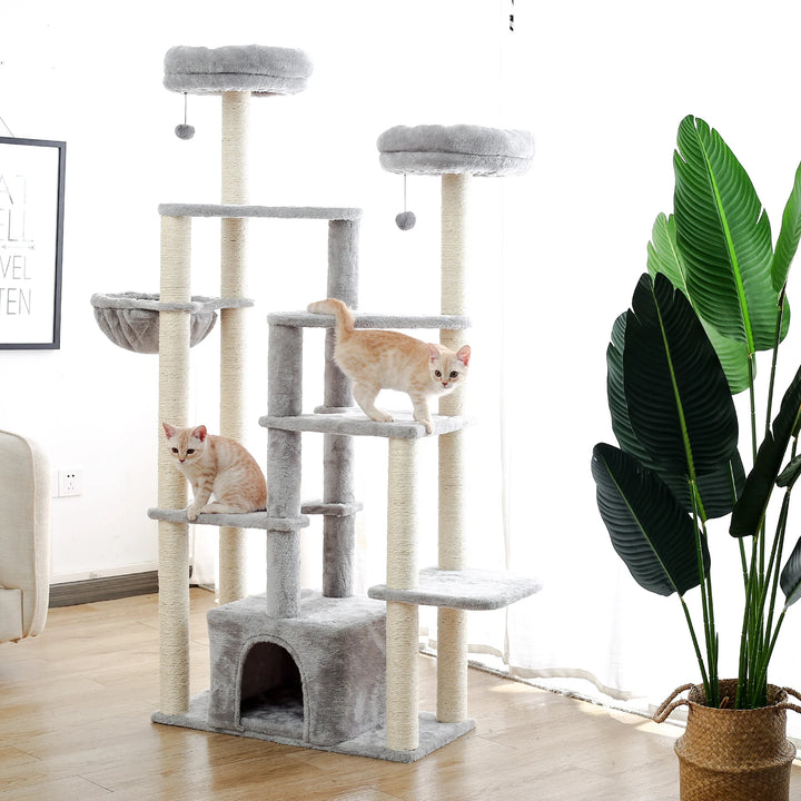 Cat tree with perches and condos - Model: "Griff'Oasis"