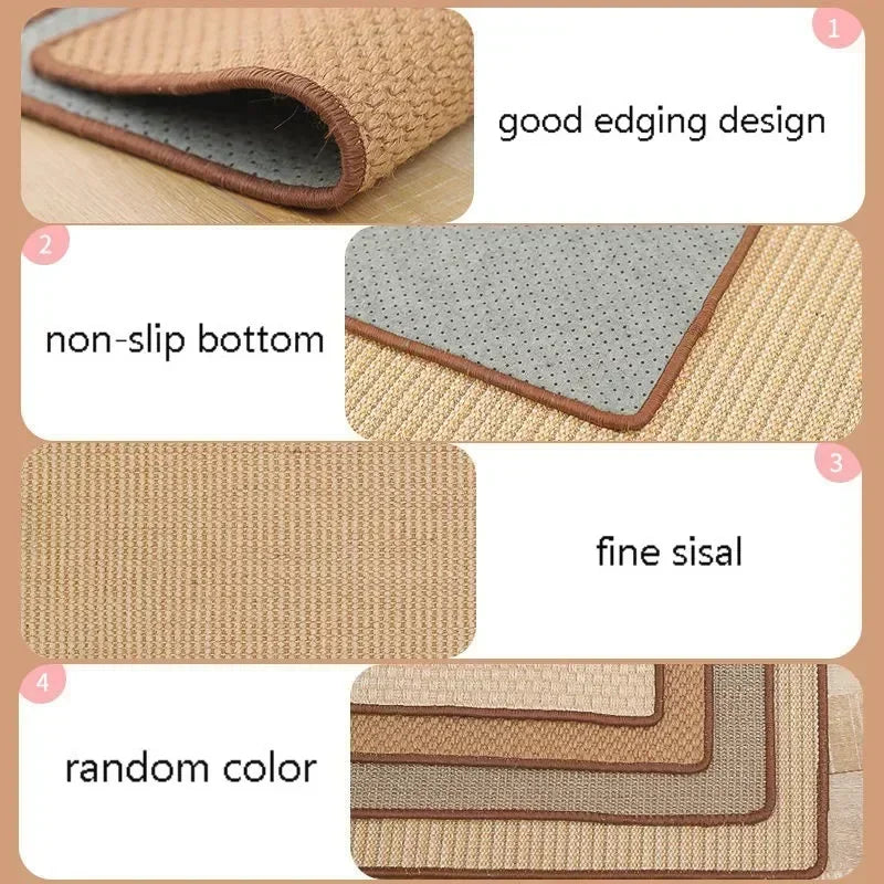 DIY Katzenkratzbaum für Möbel, Sofa, Tür, Wand - Modell: „SisalGuard“
