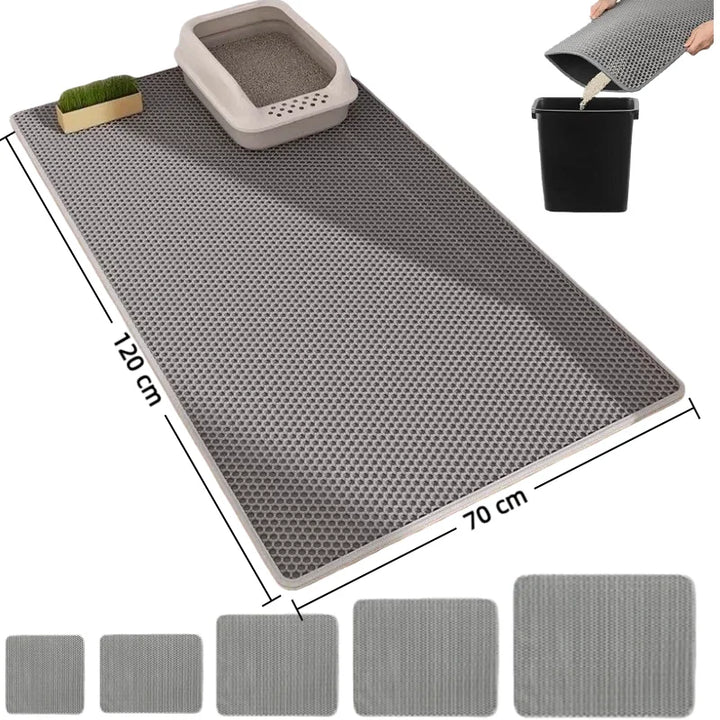 Tapis de Litière Double Couche – Modèle "CleanStep Pro"