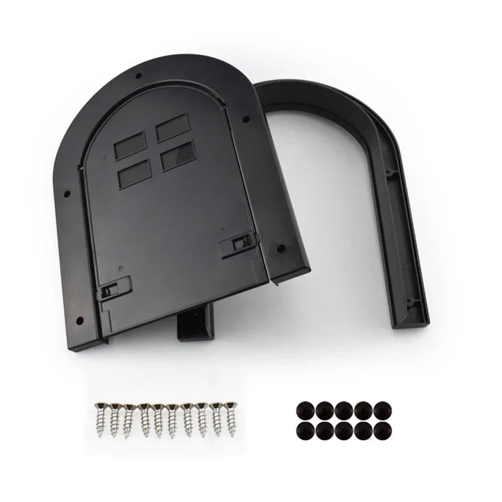 Chatière pour chat "Arche Moderne" – Porte design arrondie avec verrouillage sécurisé