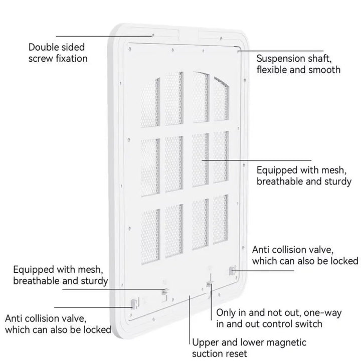 chatière pour chat blanc