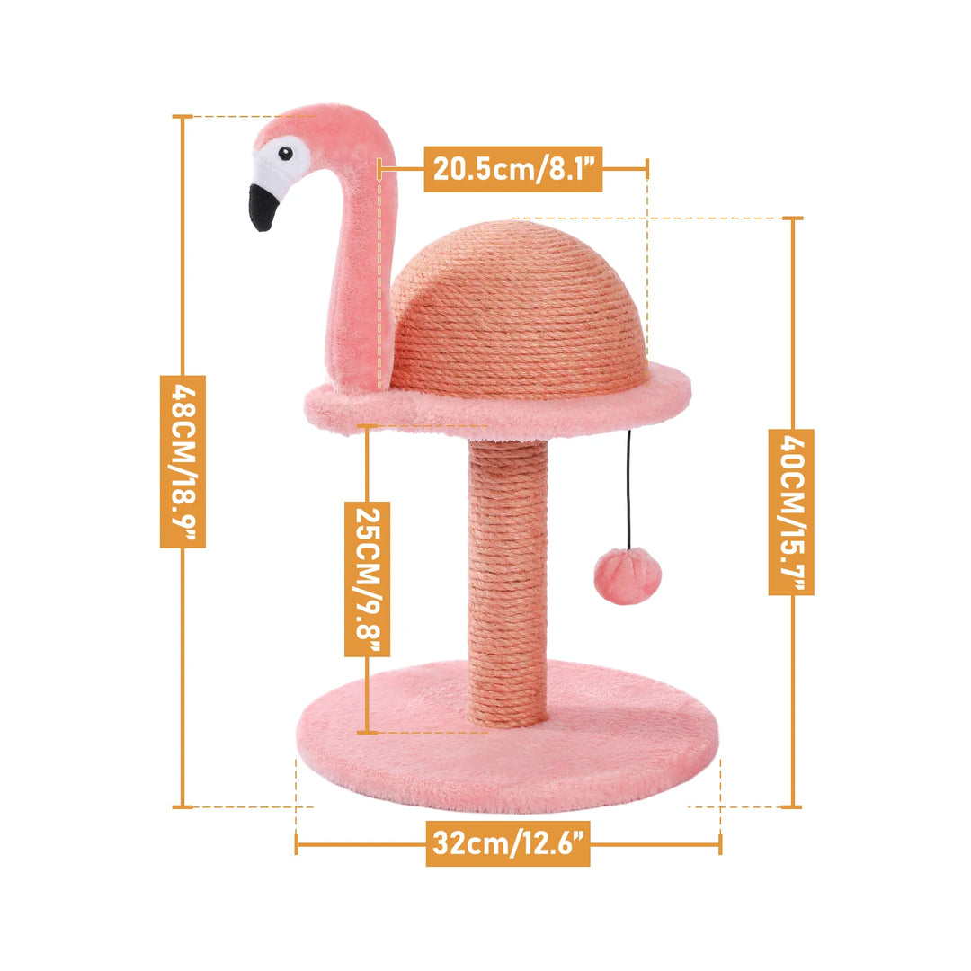 Flamingo-Kratzbaum - „FlamingoPaws“