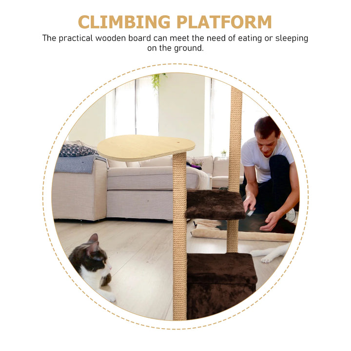 Selbst gemachter Katzenbaum – DIY Kletterplattform