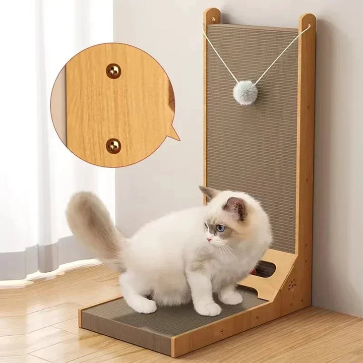 Cat scratching post - Scratching wall with toys 