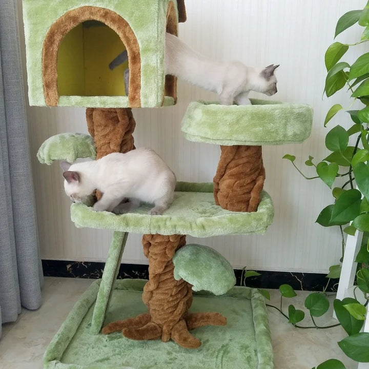 Mehrstöckiger Kratzbaum mit Luxushaus - Modell: "TreeTopDream"