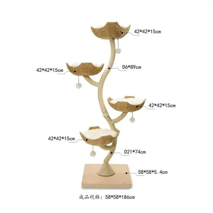 Flower cat tree - Design - FleurDeluxe