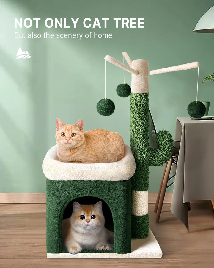 Cactus cat tree with cozy nest - Model: "Cactolove"