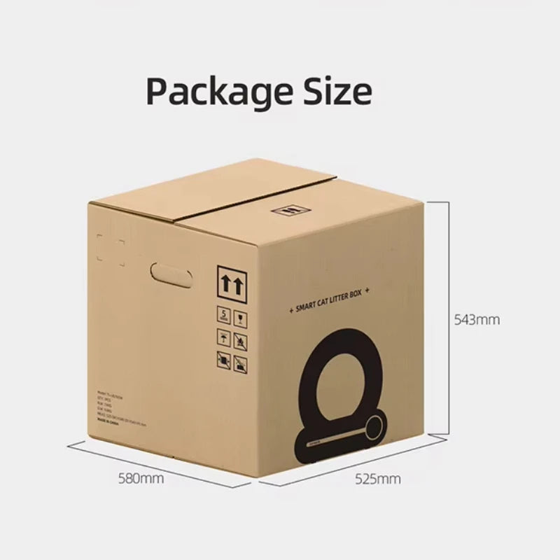 Bac à litière automatique connecté – Modèle "SmartDome 65L Pro"