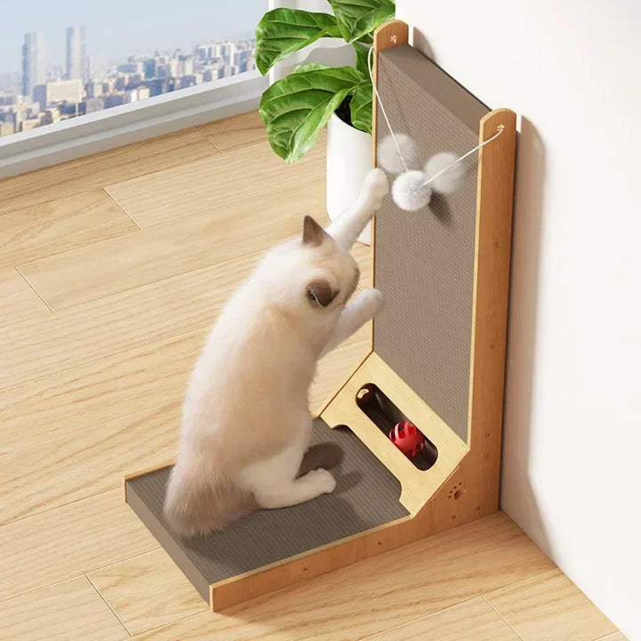 Cat scratching post - Scratching wall with toys 