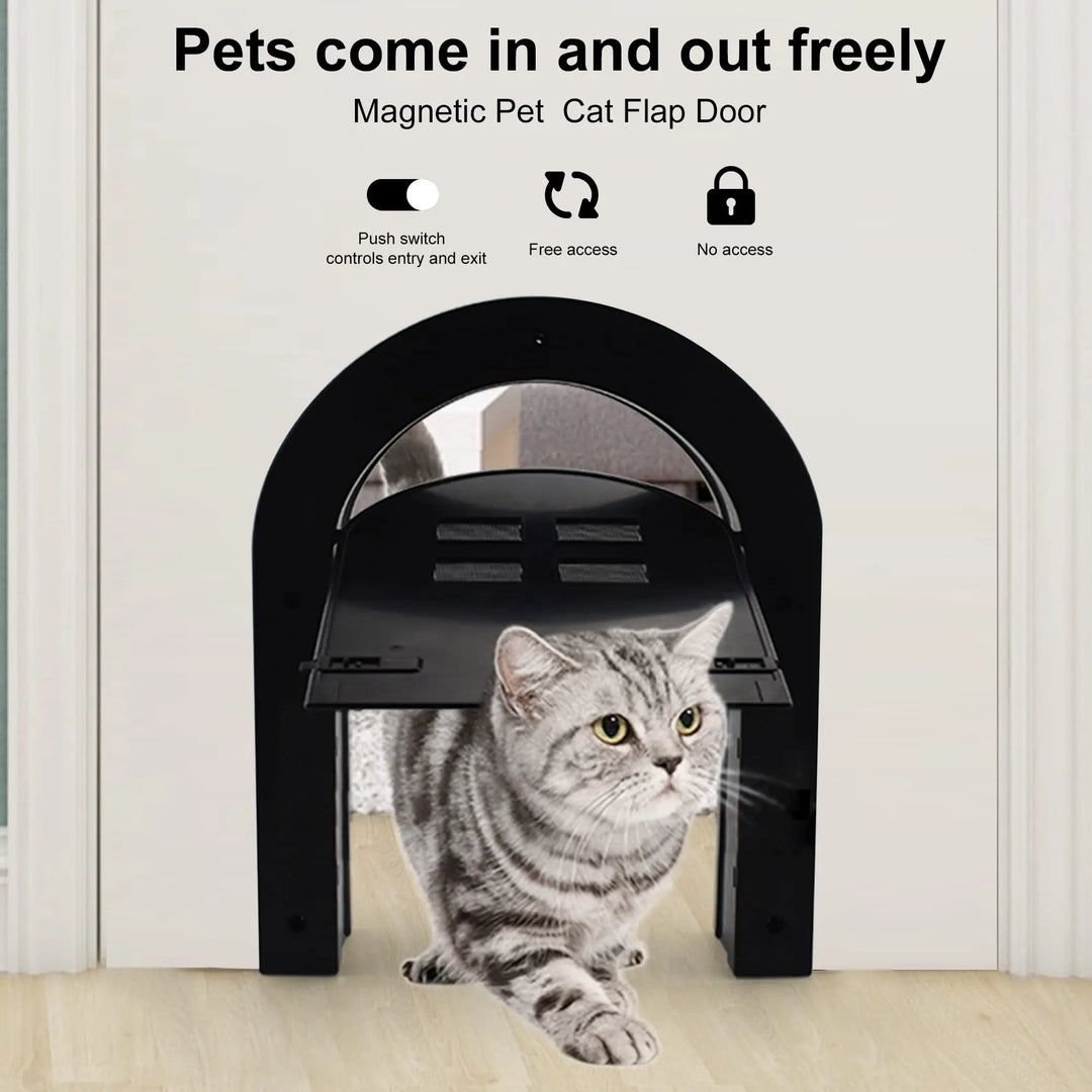 chatiere noir pour chat