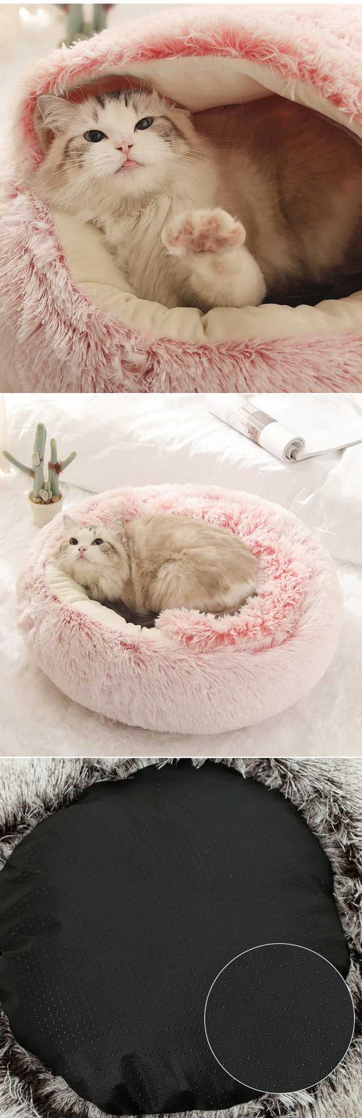 🐶 Panier apaisant pour chien – Cocon Douillet Anti-Stress chien (5 tailles disponibles)