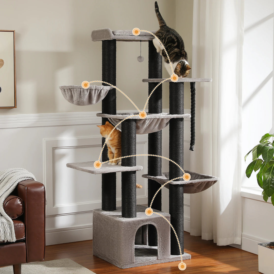 Maine Coon cat tree for large cats - Model: "MaxiPlaisir"