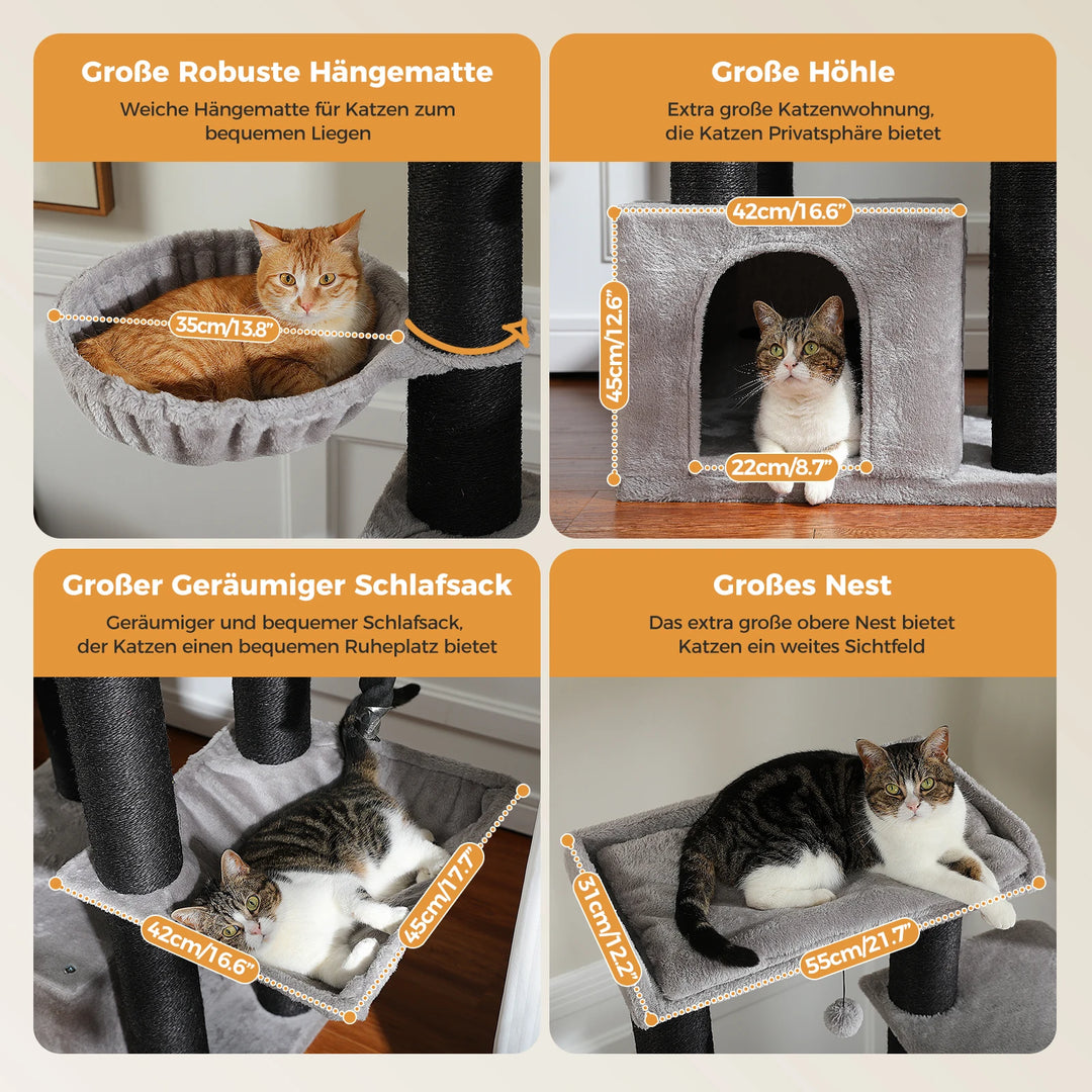 Maine Coon cat tree for large cats - Model: "MaxiPlaisir"