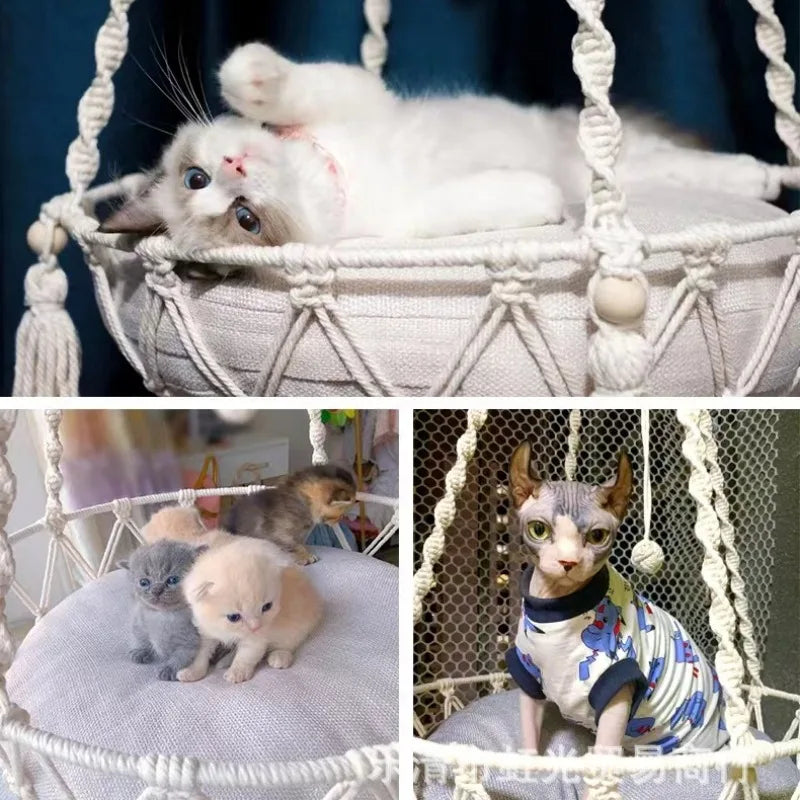 Gemütliches Hängenest für Katzen - Modell „NidSuspendu“