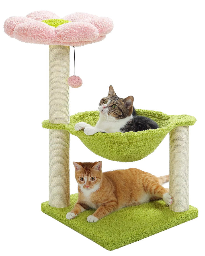 Comfortable Cat Tree with Hammock - "Kiki" Model