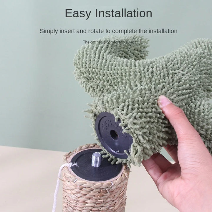 Compact Cat Tree - "CactusPaws Mini" Model