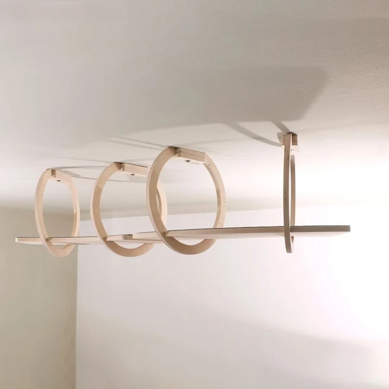 Katzenbaum aus Holz, Hängebrücke von der Decke - ChatSuspendu