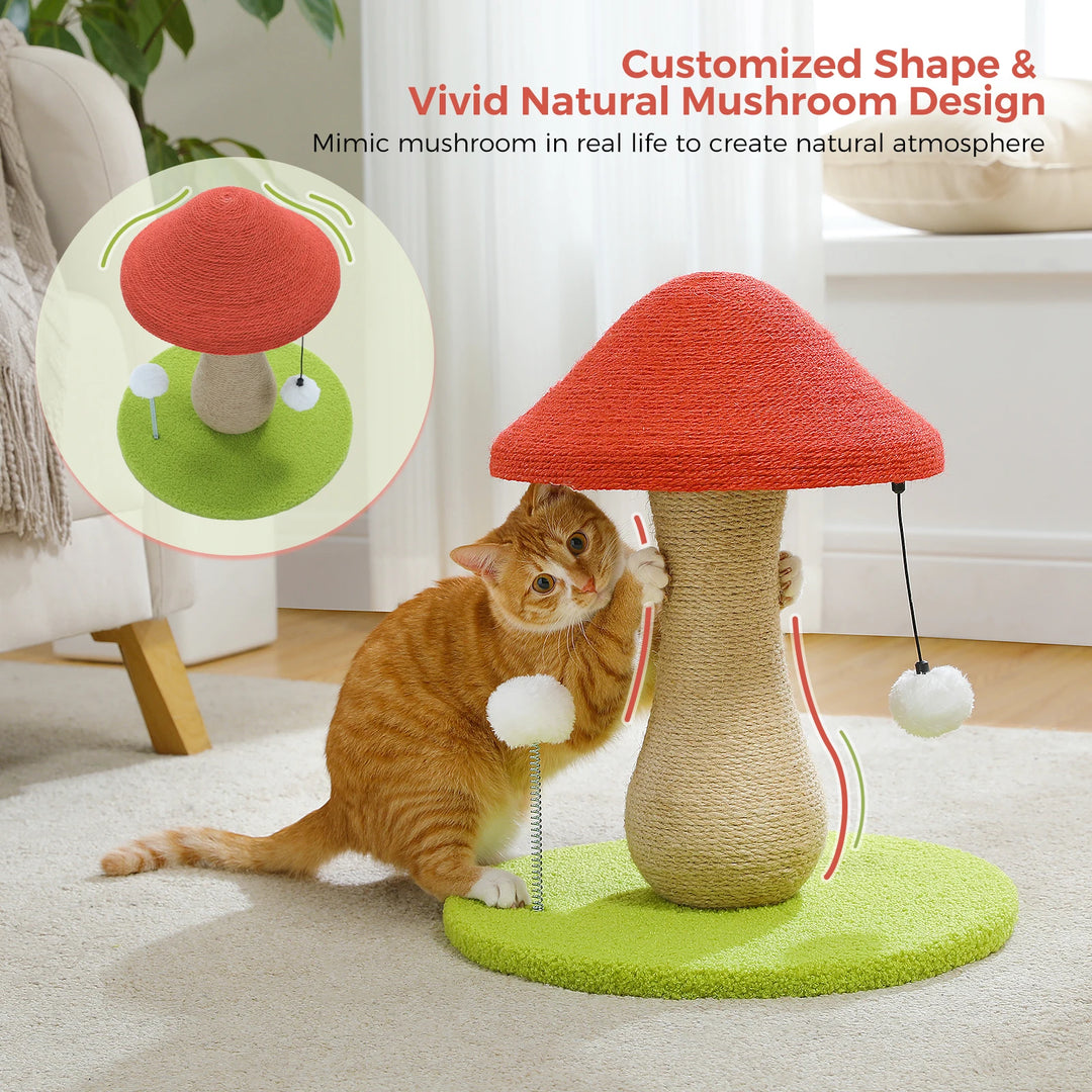 Cheap cat tree - Mushroom
