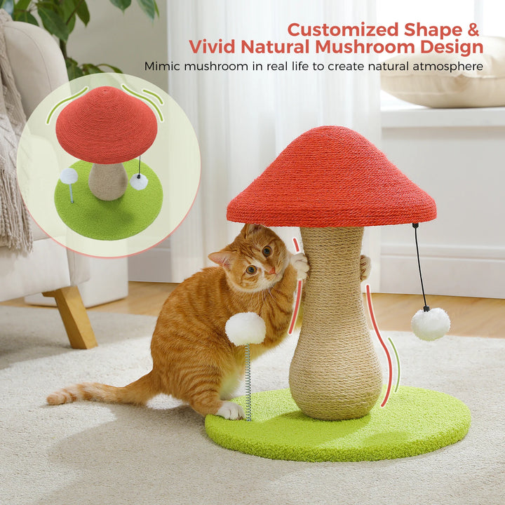 Cheap cat tree - Mushroom