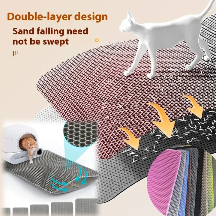 Tapis de Litière Double Couche – Modèle "CleanStep EVA Pro"