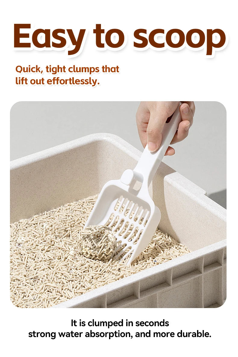 Litière végétale tofu biodégradable sans poussière – Modèle "TofuPure"