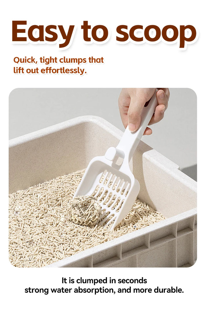 Litière végétale tofu biodégradable sans poussière – Modèle "TofuPure"