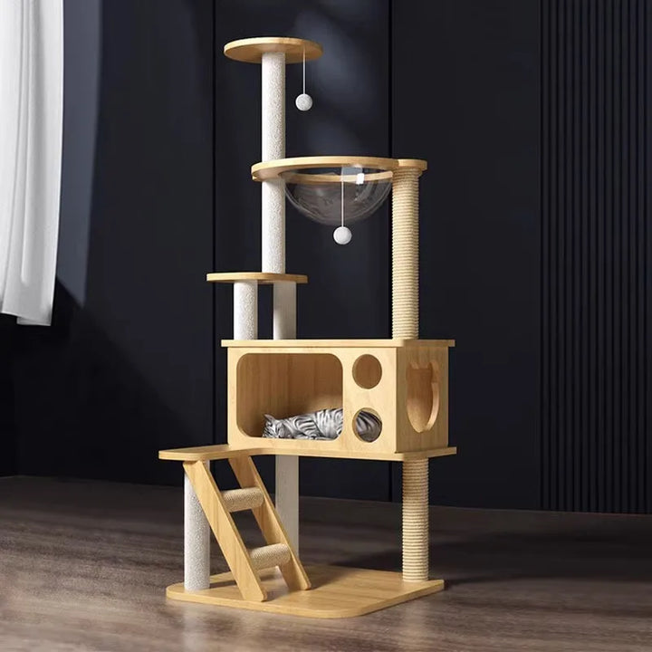 Designer cat tree - Wood - Félissime
