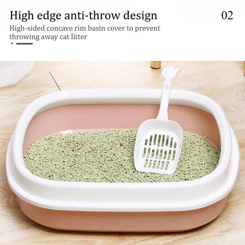 Bac à litière semi-fermé pour chat – Modèle "EasyClean Comfort"