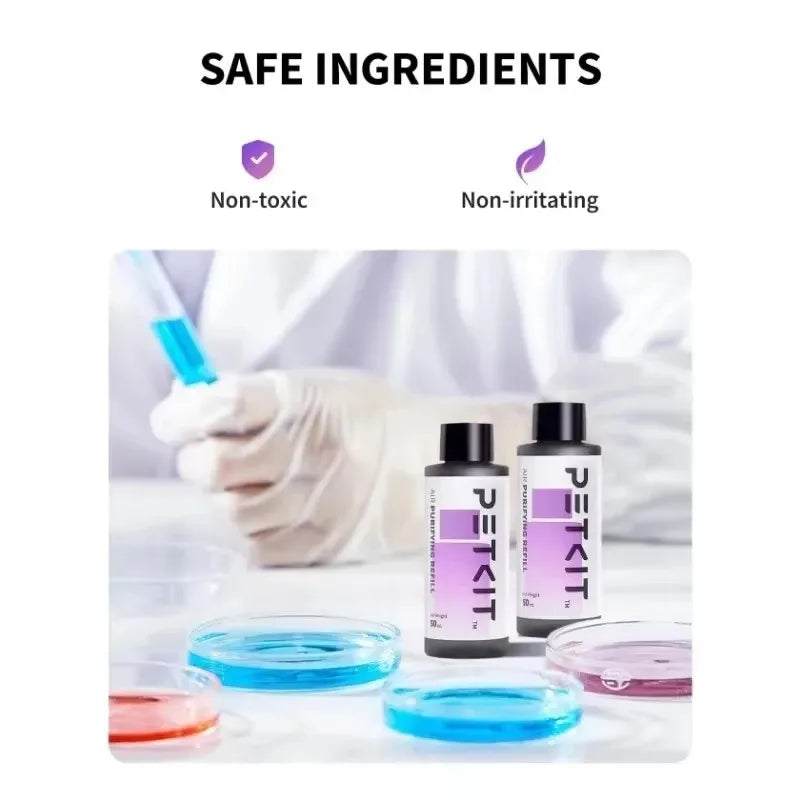 Recharge liquide désodorisante pour litière automatique – Modèle "PureFresh"