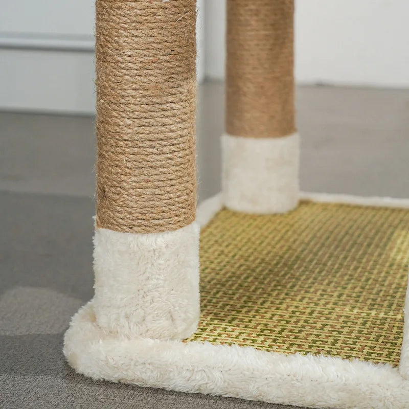 Designer-Kratzbaum aus Holz und Sisal - Modell: ChicCat