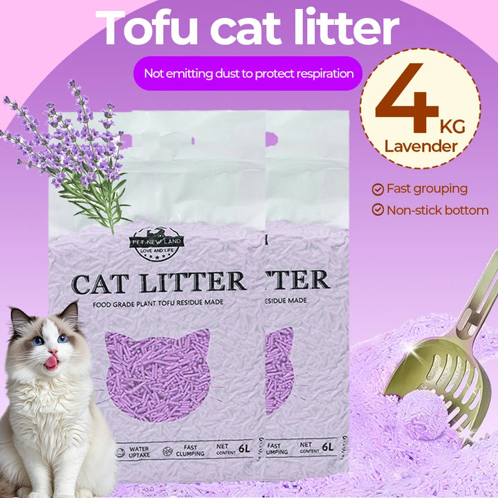 Litière Tofu Ultra Absorbante – Modèle "PureTofu DuoPack"
