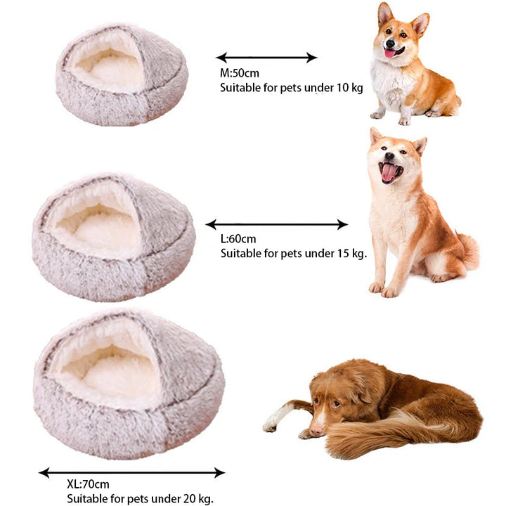 🐶 Panier apaisant pour chien – Cocon Douillet Anti-Stress chien (5 tailles disponibles)