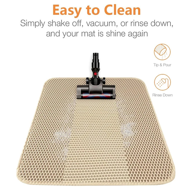 Tapis de litière double couche imperméable – Modèle "CleanStep Pro"