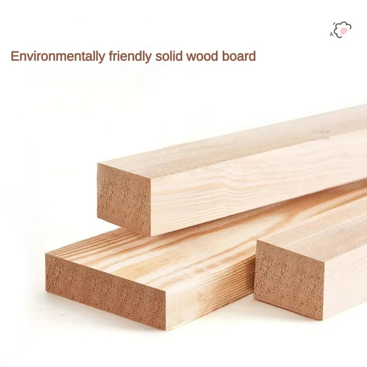 Designer wooden cat tree - Furniture with scratching post - Integrated litter box - Closed