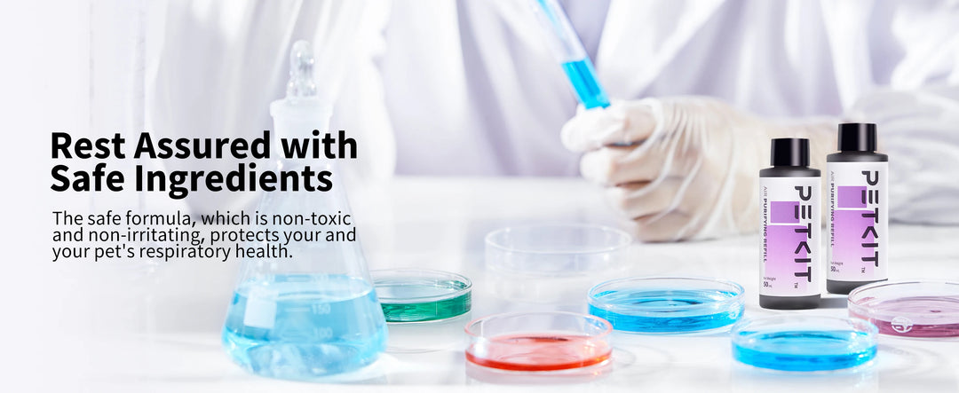 Recharge liquide désodorisante pour litière automatique – Modèle "PureFresh"