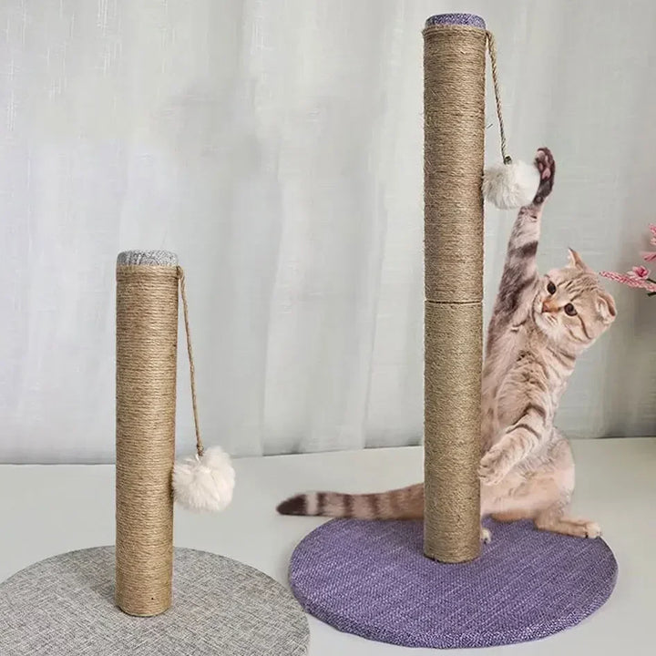 DIY-Kratzbaum aus Sisal und Leinen – ClawMaster-Modell