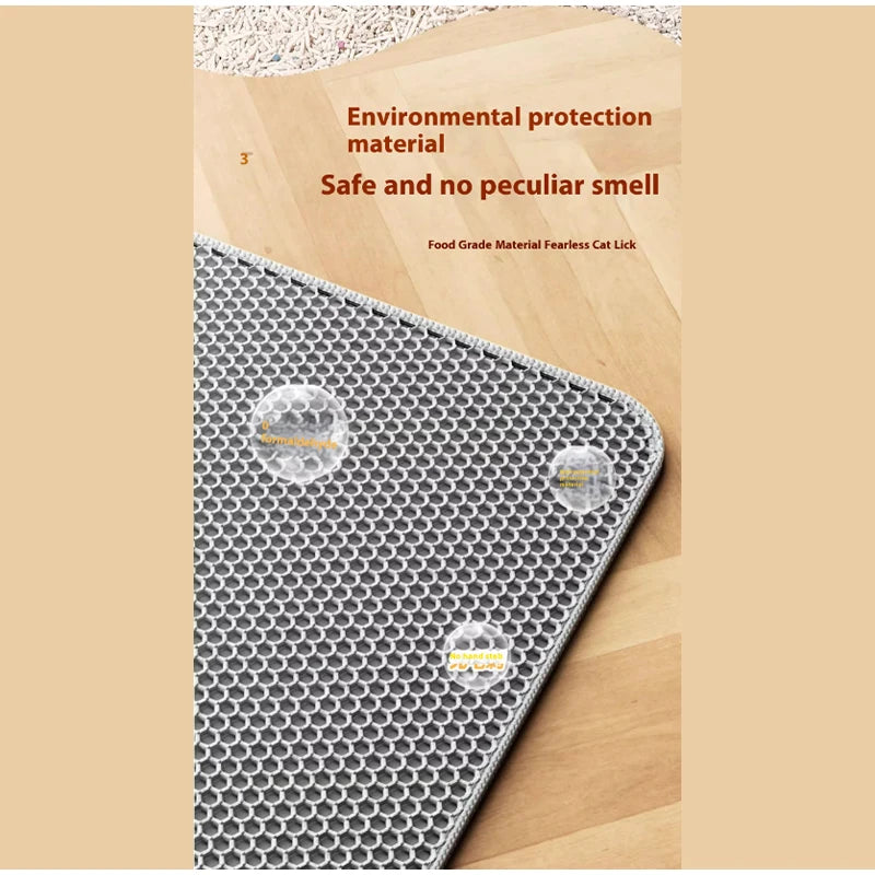 Tapis de Litière Double Couche – Modèle "CleanStep EVA Pro"