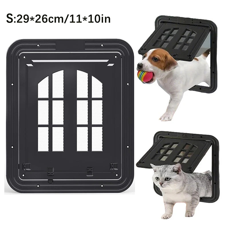 Trappes pour animaux en plastique noir, 29x26 cm, pratique pour chiens et chats.